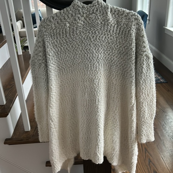 Ci Sono - Women's Cream and Gray Sweater-open pocket cardigan nwot - Picture 7 of 7